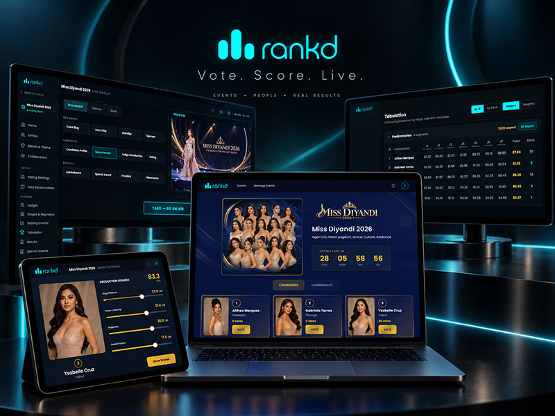 Rankd product interface